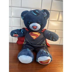 2014 Build A Bear Superman 18” Plush DC Comics Complete Outfit With Cape